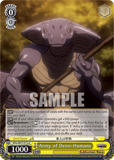 Army of Demi-Humans (OVL/SE51-E11a C) [Nazarick: Tomb of the Undead Vol.3 Extra Booster]