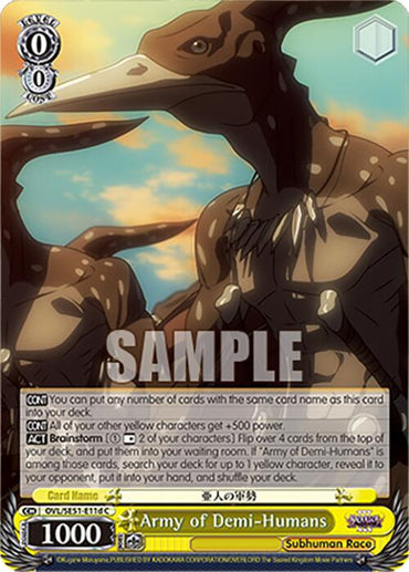 Army of Demi-Humans (OVL/SE51-E11d C) [Nazarick: Tomb of the Undead Vol.3 Extra Booster]