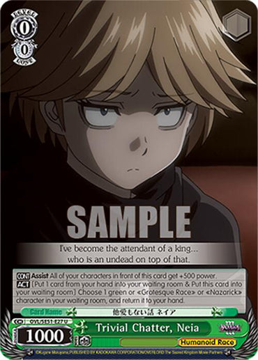 Trivial Chatter, Neia (OVL/SE51-E27 U) [Nazarick: Tomb of the Undead Vol.3 Extra Booster]