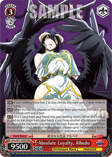 Absolute Loyalty, Albedo (OVL/SE51-E49H HRR) [Nazarick: Tomb of the Undead Vol.3 Extra Booster]
