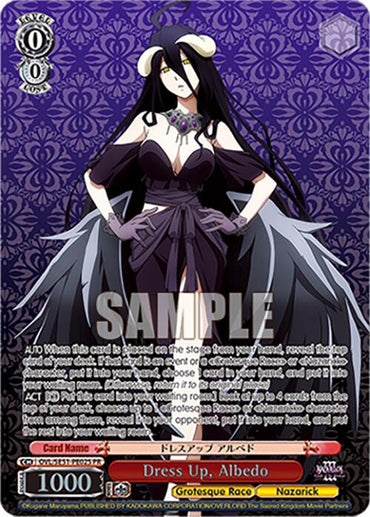 Dress Up, Albedo (Foil) [Nazarick: Tomb of the Undead Vol.3 Extra Booster]