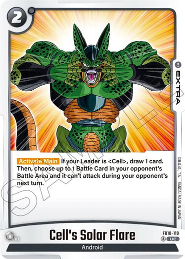 Cell's Solar Flare [Cross Force]