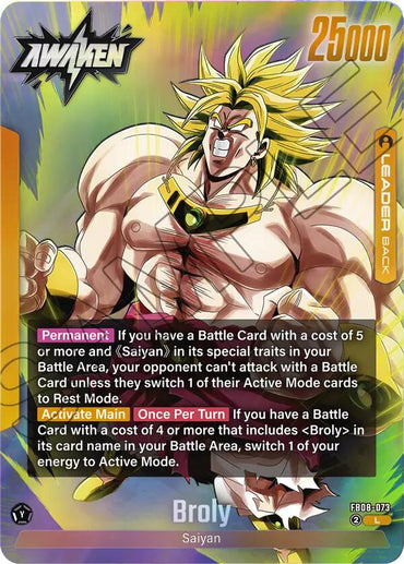 Broly (FB08-073) [Story Booster 01]