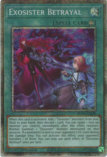 Exosister Betrayal (Starlight Rare) [BLGG-EN130] Starlight Rare