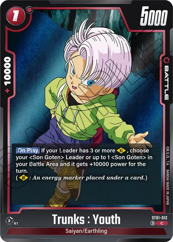 Trunks : Youth (ST01-012) [Story Booster 01]