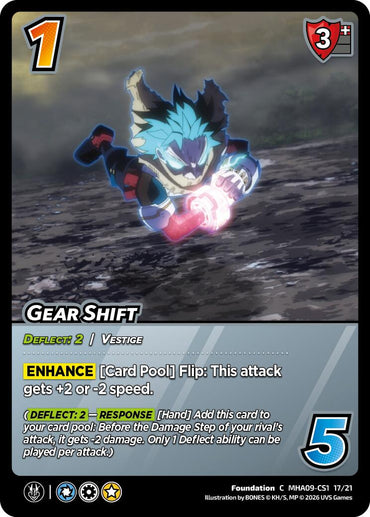 Gear Shift [Challenger Series: My Hero Academia - Final Battle]