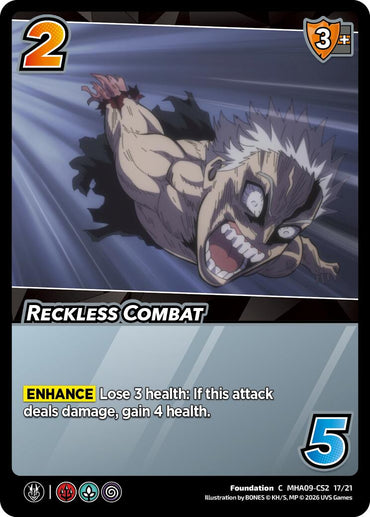 Reckless Combat [Challenger Series: My Hero Academia - Final Battle]