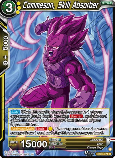 Commeson, Skill Absorber (BT31-074) [Impact Beyond Dimensions]