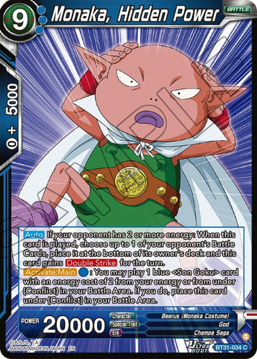 Monaka, Hidden Power (BT31-034) [Impact Beyond Dimensions]