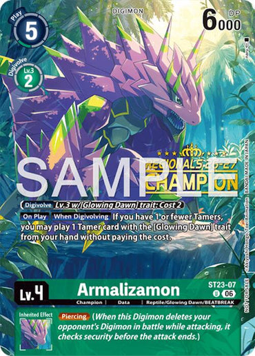 Armalizamon [ST23-07] (Regionals 26-27 Season 2 Champion) [Starter Deck: Beatbreak]