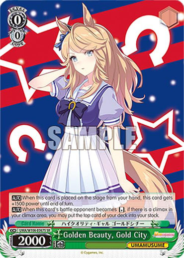 Golden Beauty, Gold City (UMA/W106-E067S) [Umamusume: Pretty Derby]