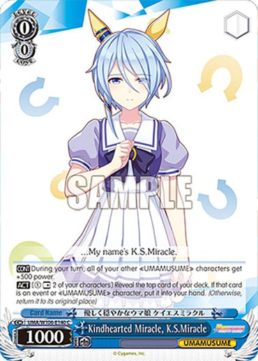 Kindhearted Miracle, K.S.Miracle (UMA/W106-E140) [Umamusume: Pretty Derby]