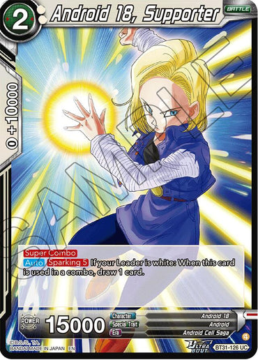 Android 18, Supporter (BT31-126) [Impact Beyond Dimensions]