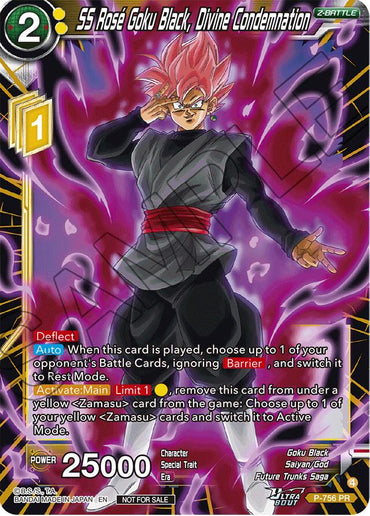 SS Rose Goku Black, Divine Condemnation (P-756) [Promotion Cards]