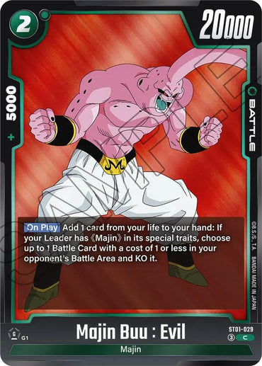 Majin Buu : Evil (ST01-029) [Story Booster 01]