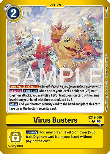 Virus Busters [EX12-069] (Limited Foil) [Digital World Shambala]