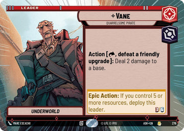 Vane - Quarrelsome Pirate (276) (Hyperspace) (276) [Ashes of the Empire]