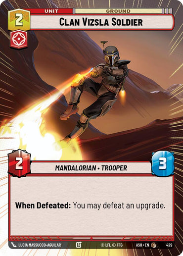 Clan Vizsla Soldier (429) (Hyperspace) (429) [Ashes of the Empire]