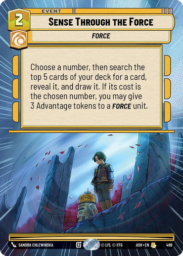 Sense Through the Force (499) (Hyperspace) (499) [Ashes of the Empire]