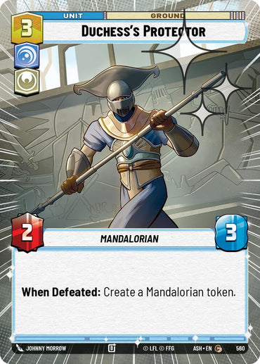 Duchess's Protector (560) (Hyperspace Foil) (560) [Ashes of the Empire]