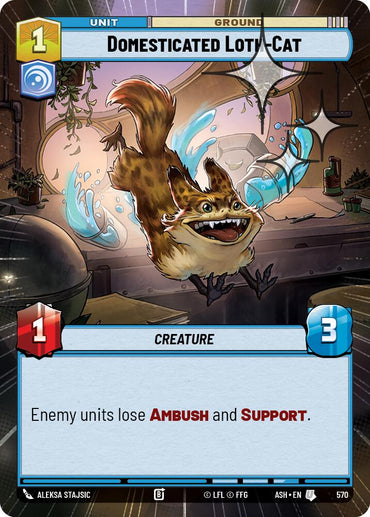 Domesticated Loth-Cat (570) (Hyperspace Foil) (570) [Ashes of the Empire]