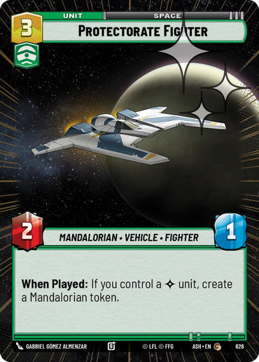 Protectorate Fighter (626) (Hyperspace Foil) (626) [Ashes of the Empire]