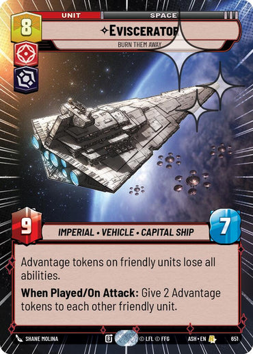 Eviscerator - Burn Them Away (651) (Hyperspace Foil) (651) [Ashes of the Empire]