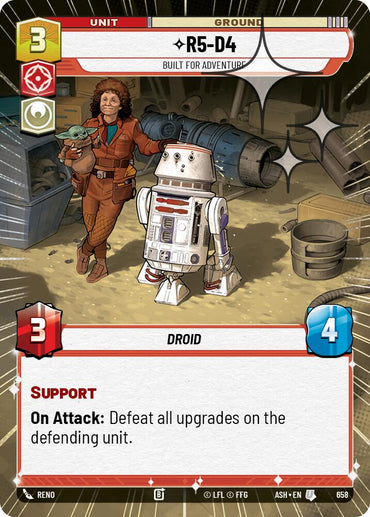 R5-D4 - Built for Adventure (658) (Hyperspace Foil) (658) [Ashes of the Empire]