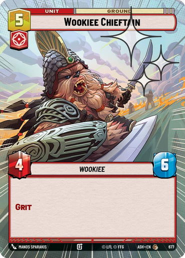 Wookiee Chieftain (677) (Hyperspace Foil) (677) [Ashes of the Empire]
