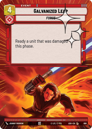 Galvanized Leap (690) (Hyperspace Foil) (690) [Ashes of the Empire]