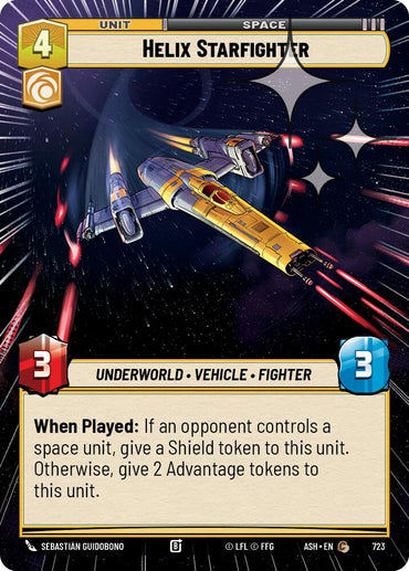 Helix Starfighter (723) (Hyperspace Foil) (723) [Ashes of the Empire]