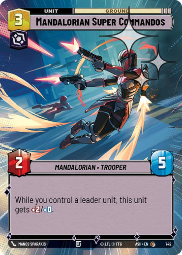 Mandalorian Super Commandos (742) (Hyperspace Foil) (742) [Ashes of the Empire]