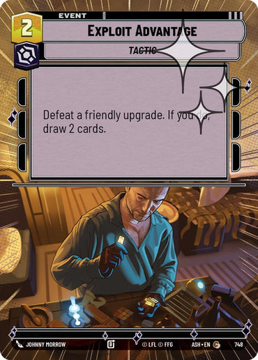 Exploit Advantage (748) (Hyperspace Foil) (748) [Ashes of the Empire]