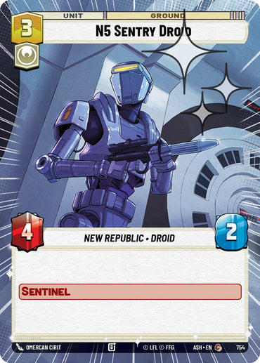 N5 Sentry Droid (754) (Hyperspace Foil) (754) [Ashes of the Empire]