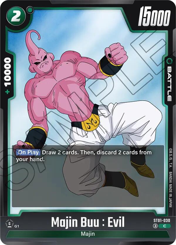 Majin Buu : Evil (ST01-030) [Story Booster 01]