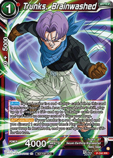Trunks, Brainwashed (Ultra-Bout Series Tournament Pack Vol.3) (P-741) [Tournament Promotion Cards]