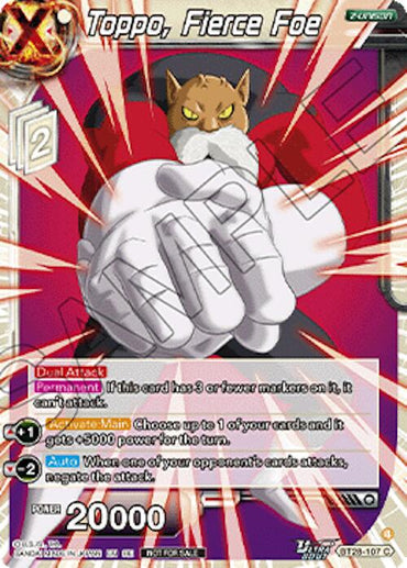Toppo, Fierce Foe (Deluxe Pack 2026 Vol.2) (BT28-107) [Tournament Promotion Cards]