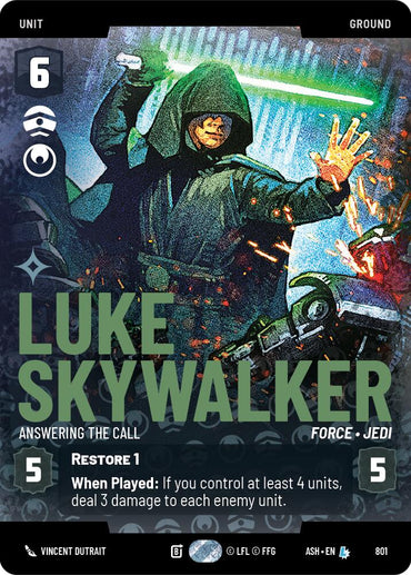 Luke Skywalker - Answering the Call (801) (Prestige) (801) [Ashes of the Empire]