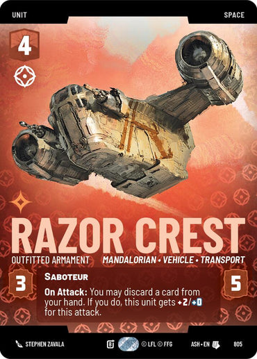 Razor Crest - Outfitted Armament (805) (Prestige) (805) [Ashes of the Empire]