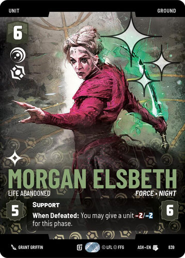 Morgan Elsbeth - Life Abandoned (839) (Prestige Foil) (839) [Ashes of the Empire]