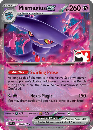 Mismagius ex (036/094) [Prize Pack Series Nine]