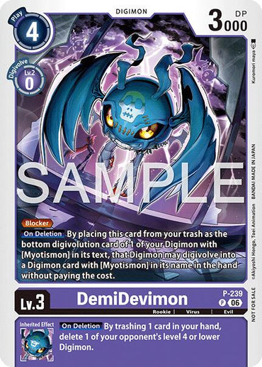 DemiDevimon [P-239] (Official Store Tournament 2026 Vol. 3 Participant) [Promotional Cards]