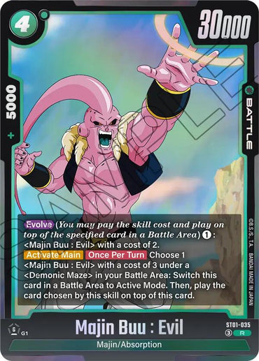 Majin Buu : Evil (ST01-035) [Story Booster 01]