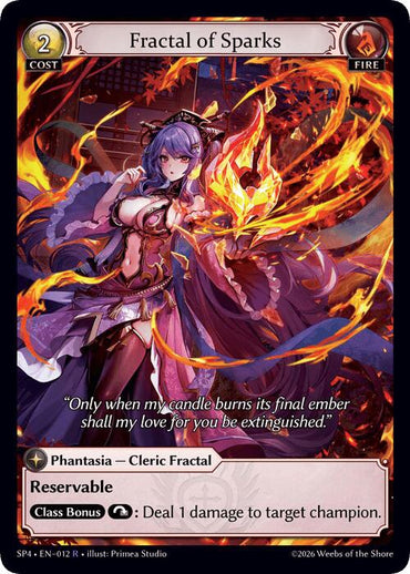 Fractal of Sparks (Curio Foil) (12) [Supporter Pack 4]