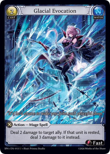 Glacial Evocation (Curio Foil) (13) [Supporter Pack 4]