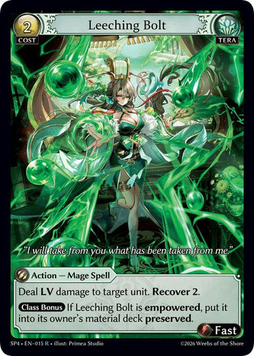 Leeching Bolt (Curio Foil) (15) [Supporter Pack 4]