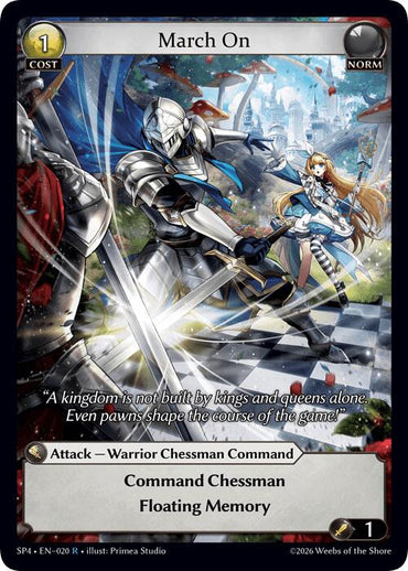 March On (Curio Foil) (20) [Supporter Pack 4]