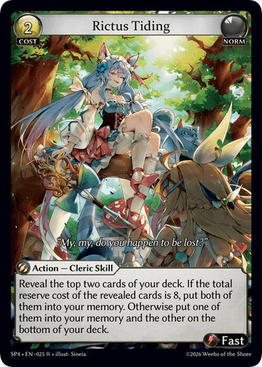 Rictus Tiding (Curio Foil) (25) [Supporter Pack 4]