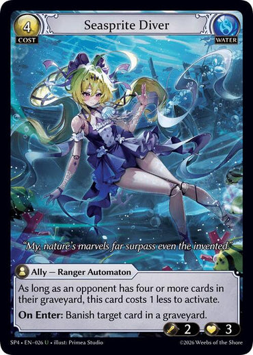Seasprite Diver (Curio Foil) (26) [Supporter Pack 4]