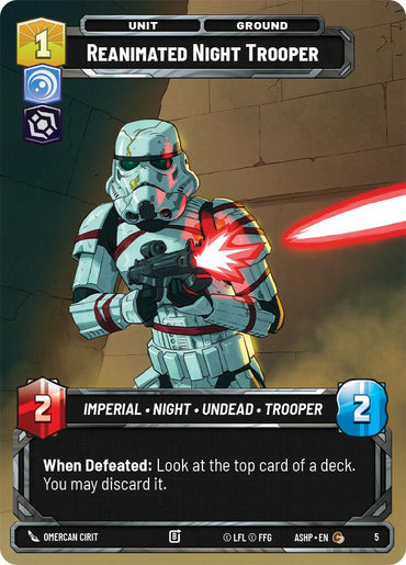 Reanimated Night Trooper (5) (5) [Ashes of the Empire Weekly Play Promos]